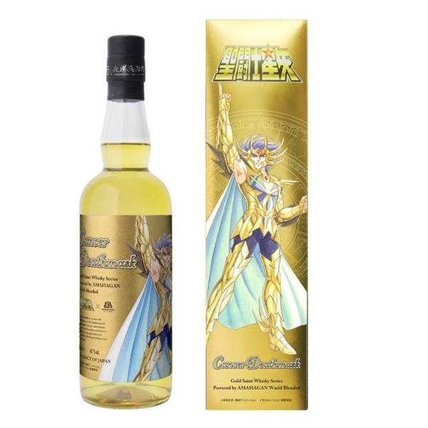 聖闘士星矢 ゴールドセイントウィスキーシリーズ「キャンサー デスマスク」 武蔵屋通販 | 長濱蒸溜所 聖闘士 ゴールドセイント・ウイスキー