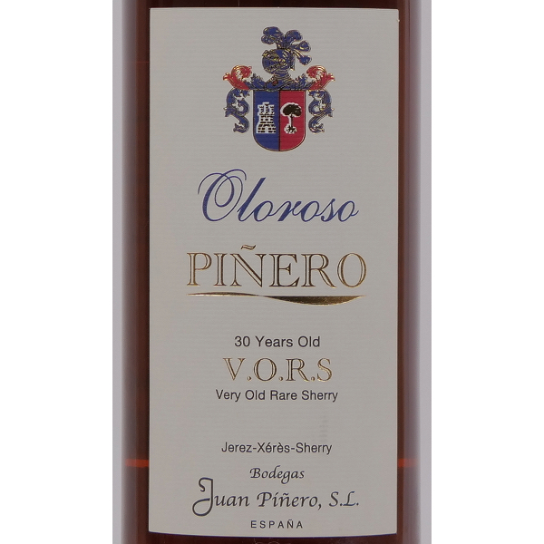 ボデガス・ファン・ピニェロ オロロソ V.O.R.S 500ml (辛口シェリー) ボデガス・ファン・ピニェロ オロロソ V.O.R.S 500ml (辛口シェリー)