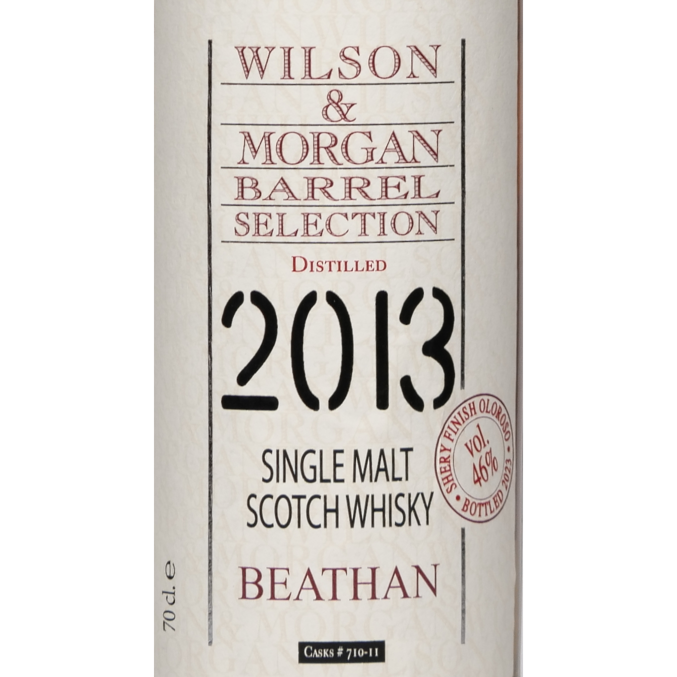 ウィルソン＆モーガン BEATHAN 2010 &amp; BENRINNES 2013 Beathan 2013 | Wilson & Morgan
