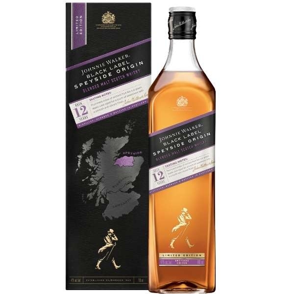 ジョニーウォーカー ブラックラベル 12年 スペイサイド オリジン - 酒  